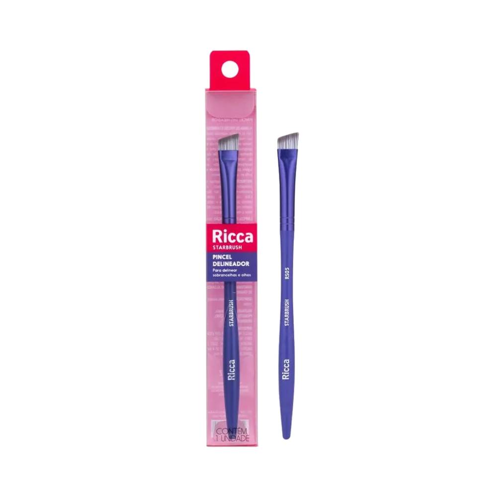 Pincel delineador chanfrado Ricca Starbrush