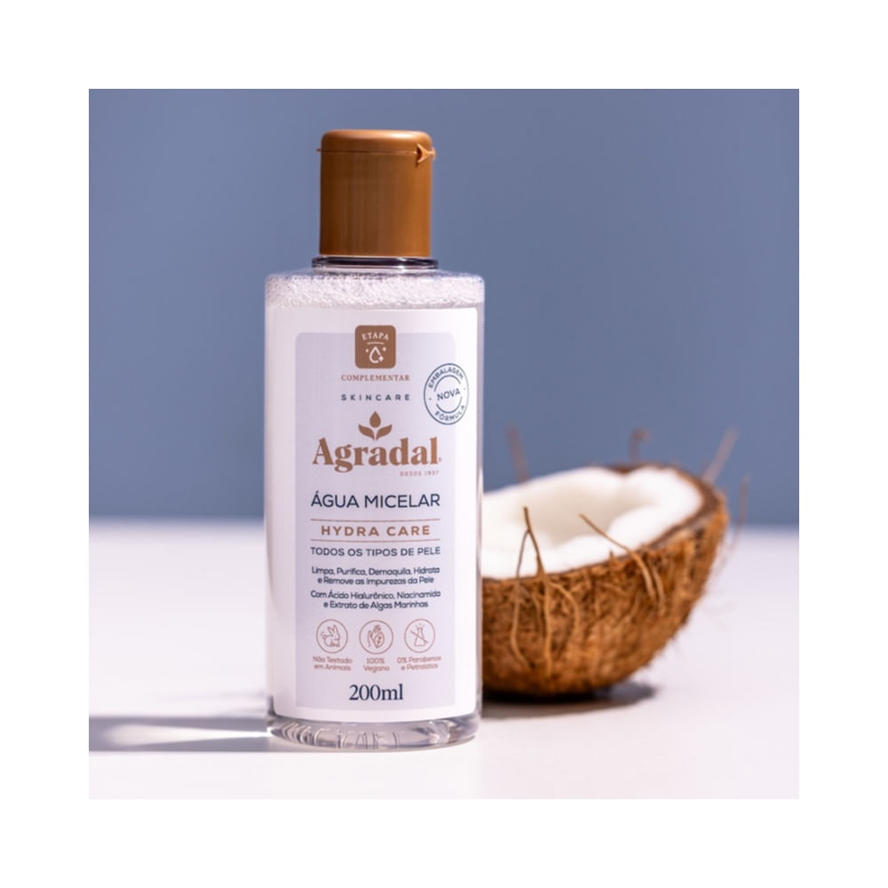 Água Micelar Agradal Hydra Care 200 ml