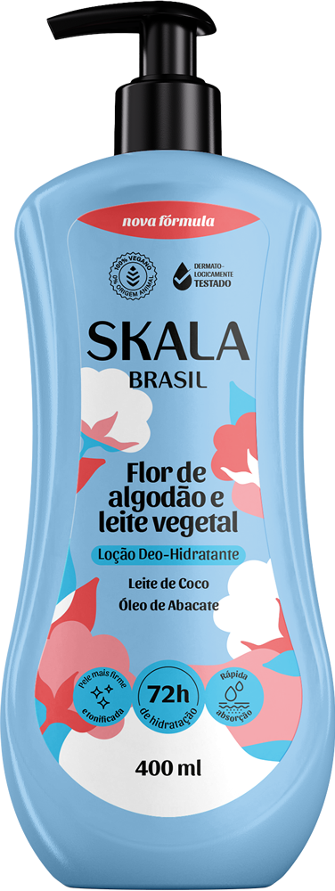 Hidratante Skala Flor de Algodão e Leite Vegetal 400 ml