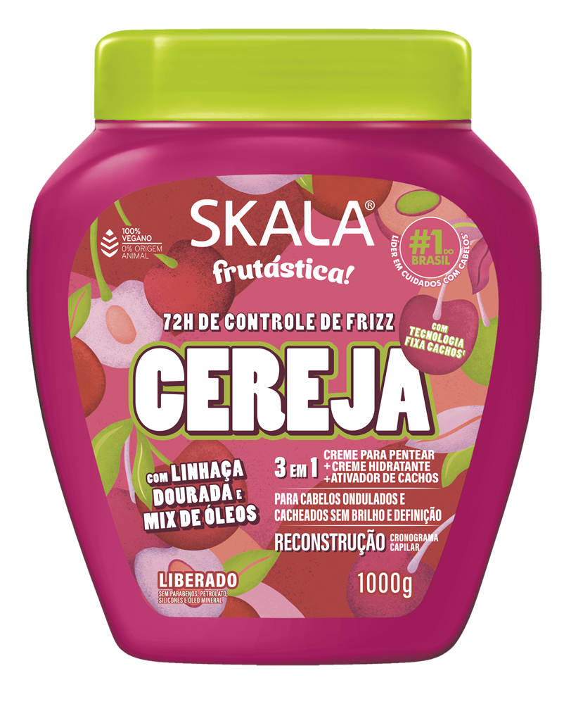 Creme de Tratamento Skala Cereja 1000 g