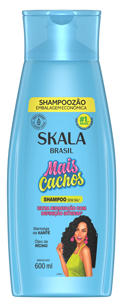 Shampoo Skala Mais Cachos 600 ml