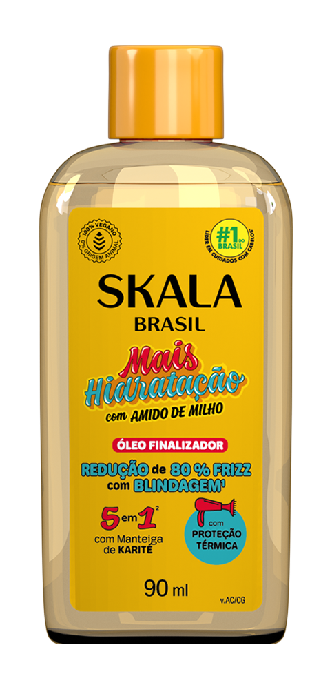 Óleo Finalizador Skala Mais Hidratação com Amido de Milho 90 ml